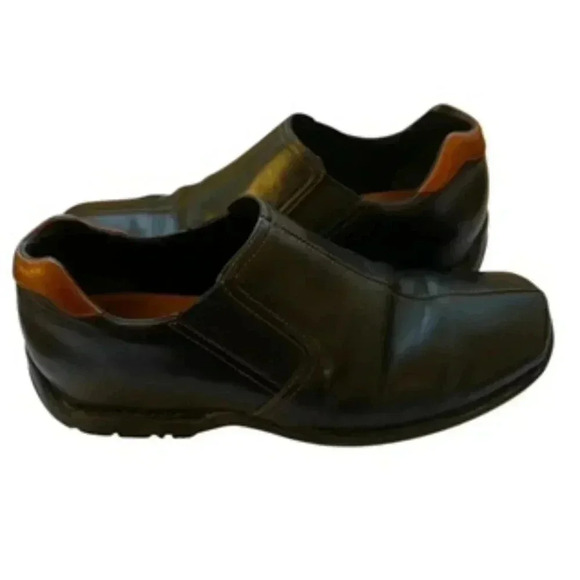 Cole Haan Black Leather Slip On‎ Loafers Men’s Size 9.5 EUC - Picture 11 of 13